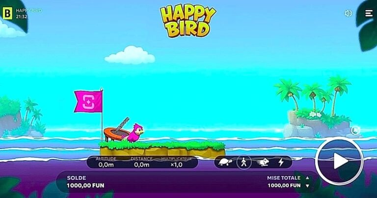 Happy Bird en demo sur SpinAura comment tester avant de miser